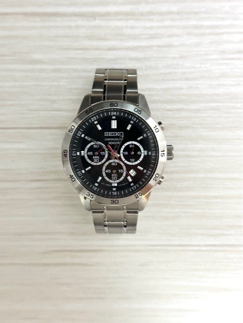 Men s Seiko 4T53 00A0 Stainless Steel Watch Carousell