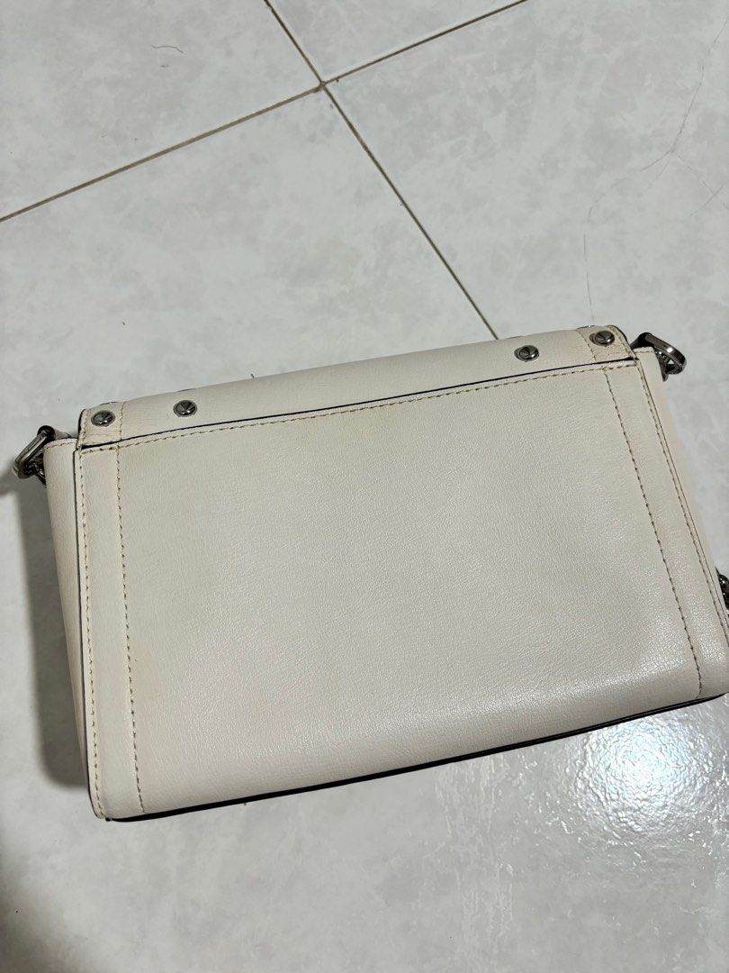 White crossbody shop bag michael kors