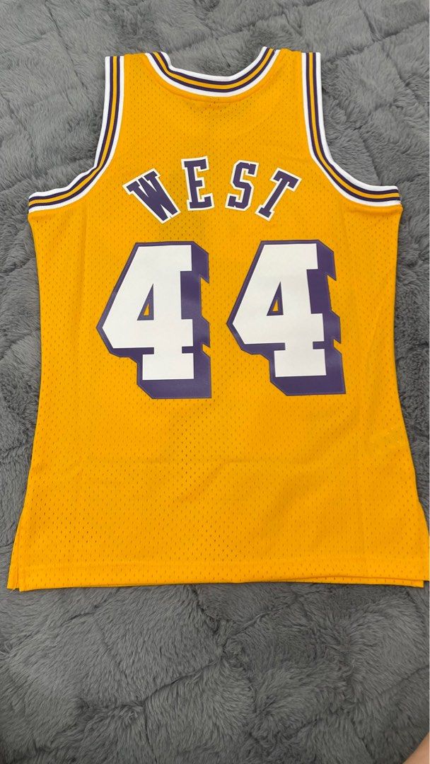 mitchell and ness jerry west jersey