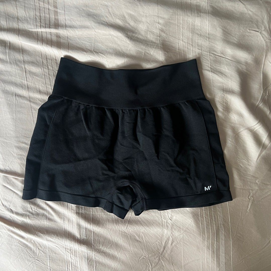 MP Women's Curve High Waisted Booty Shorts - Black (XS), Women's Fashion,  Activewear on Carousell