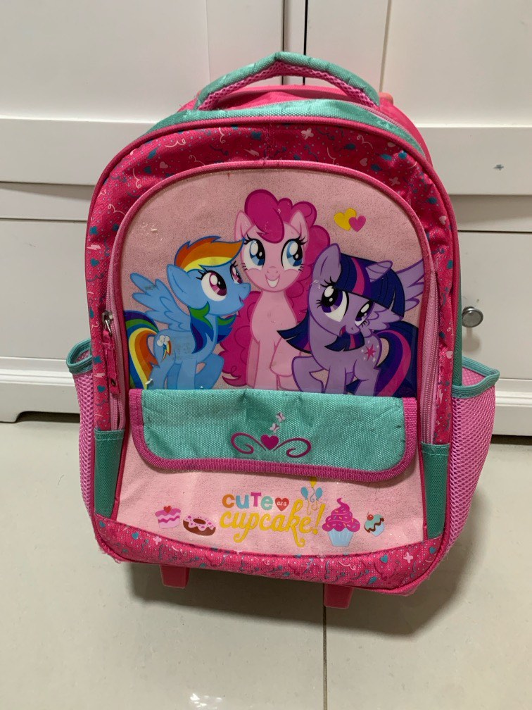 My little pony kids trolley backpack, Hobbies Toys, Stationery