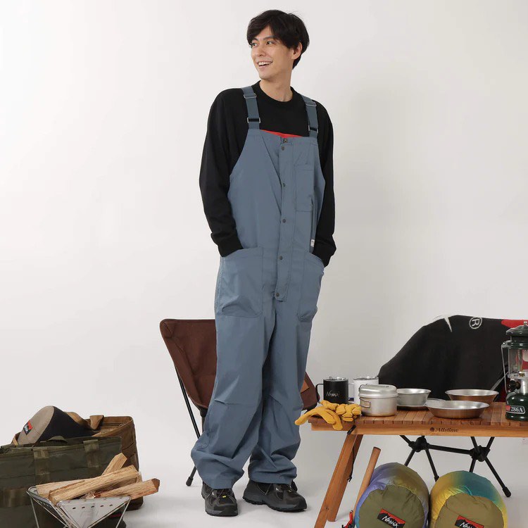 Nanga TAKIBI RIPSTOP FIELD OVERALLS 工裝工作褲, 男裝, 外套及