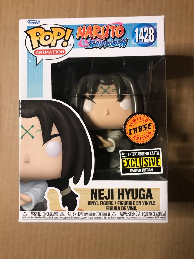 Funko Pop Naruto Shippuden 1428 - Neji Hyuga (Chance of Chase) EXCLUSIVE  Entertainment Earth