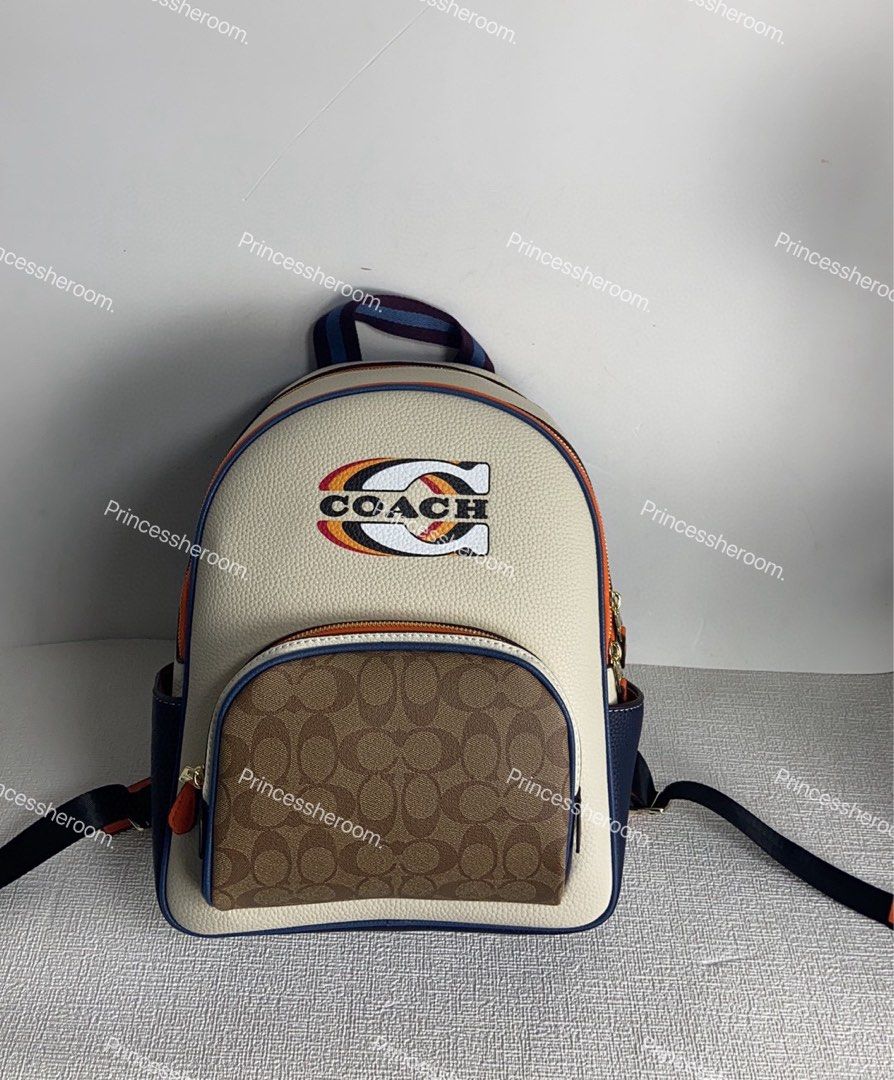 Court backpack hotsell with coach patch