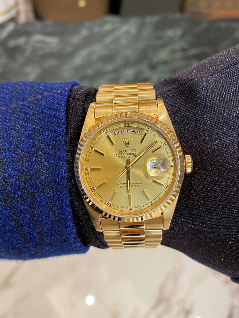 Rolex day date 750 cheap