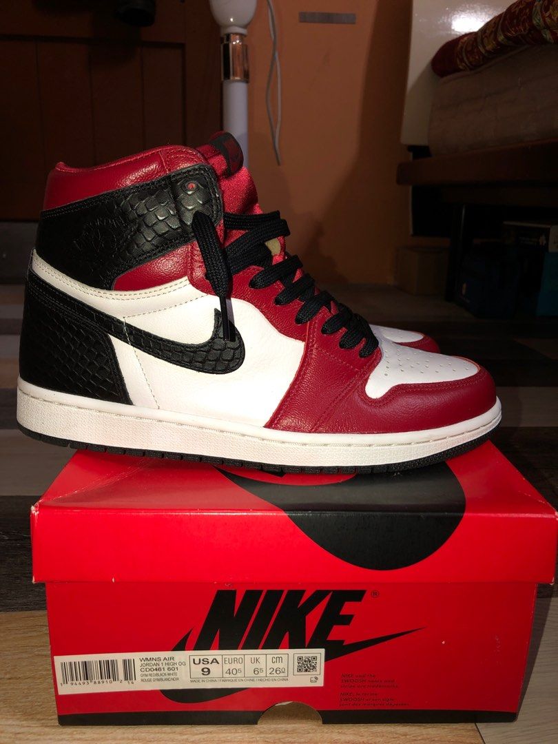 Nike Air Jordan 1 High Satin Snake Women size USA 9 Men s Fashion