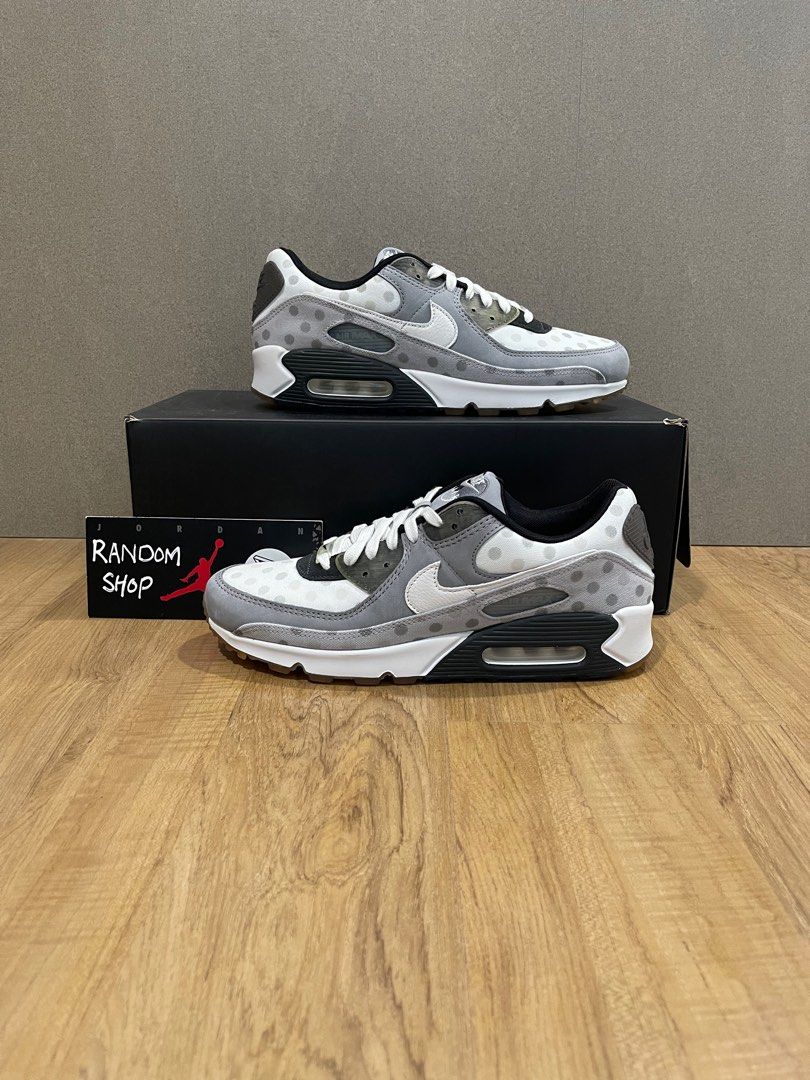 Nike air max 90 black with white dots online