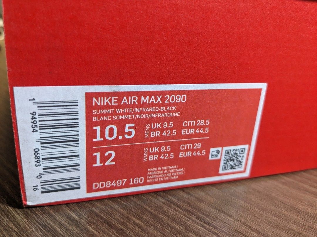 Nike airmax 2090 (Category: Sneakers) located in San Juan City. Submitted by usualmark (Listing ID 1282833767, Image 1). Description: firm used twice wrong size complete box and all size 10.5 us.