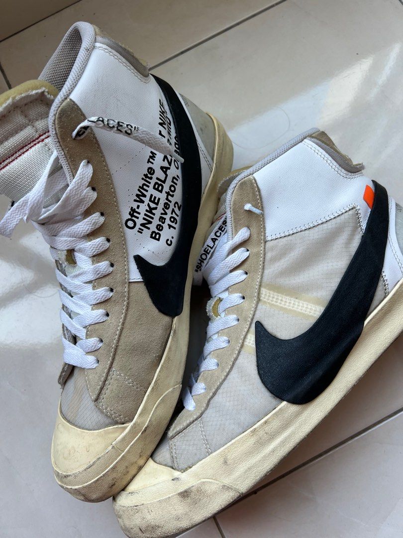Nike blazer off top white the ten