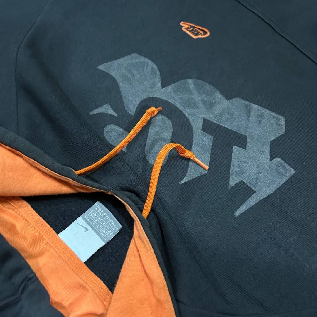 Black and orange nike cheap hoodie