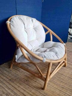 Nitori Bahama Chair
27”L x 35”W x 15”SH
Php 5500
Solid rattan
Detachable cushion
In good condition
