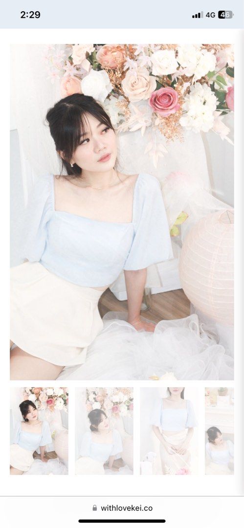 Oasis blue sale chiffon frill top