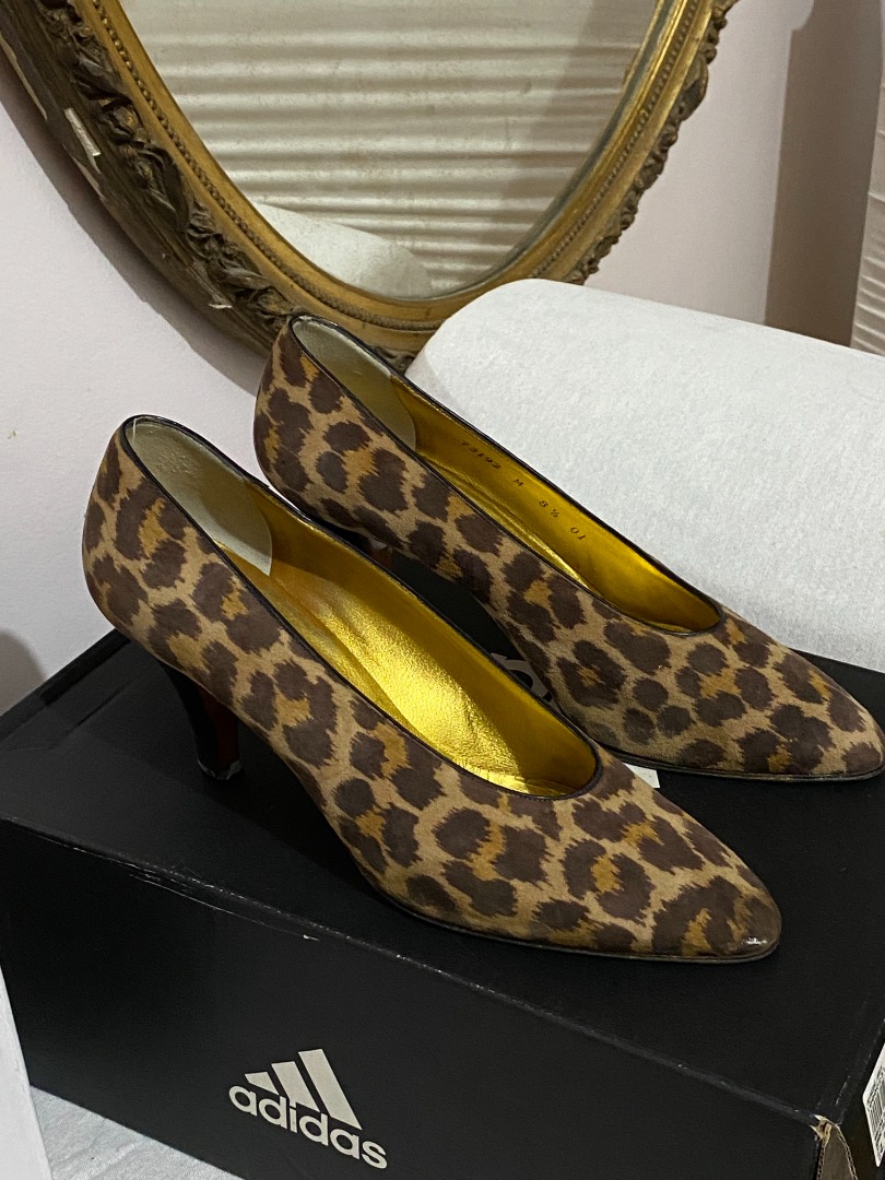 Anne klein leopard pumps sales