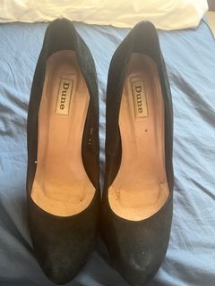 original dune black heels