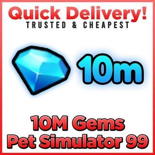 Pet Simulator 99- 10m Gems Bundle