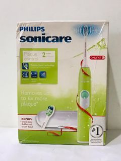 Philips Sonicare Sonic Electric Toothbrush HX6211/95 WHITE ON LIME GREEN