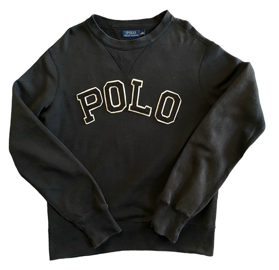 Polo spellout sales sweatshirt