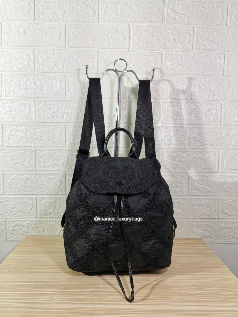 Preloved Backpack TORY_BURCH *Flame-Quilt Mini Nylon  display picture 3