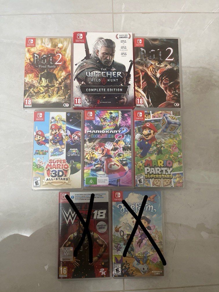 Price in Description Nintendo switch lite games AOT 2 final