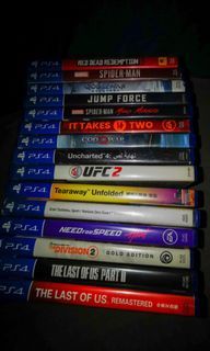 PS4 GAMES FOR TAKE ALL ONLY