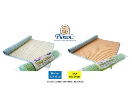 PUREEN Baby Cot Sheet Air-Filled 100% Natural Rubber Changing Mat