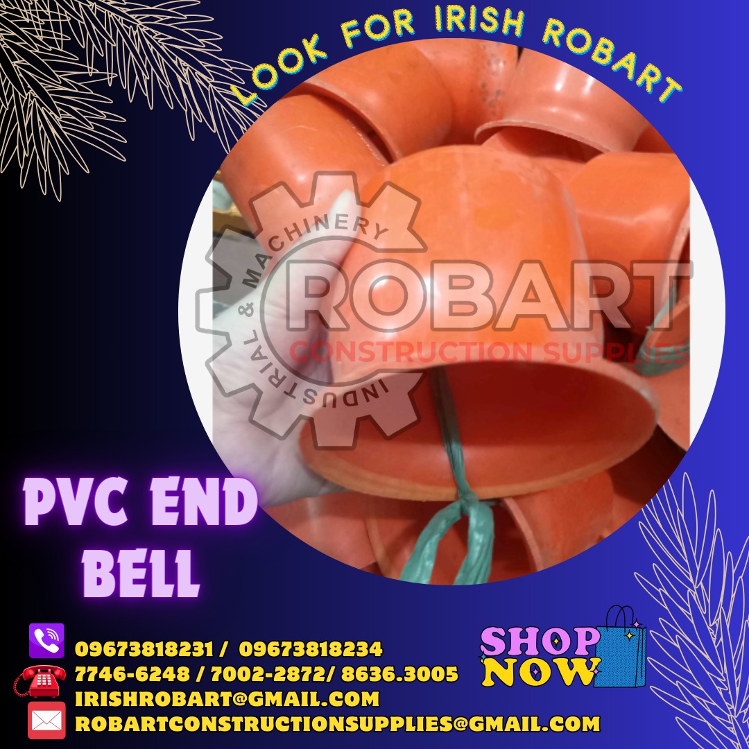 PVC End Bell, Commercial & Industrial, Construction Tools & Equipment ...
