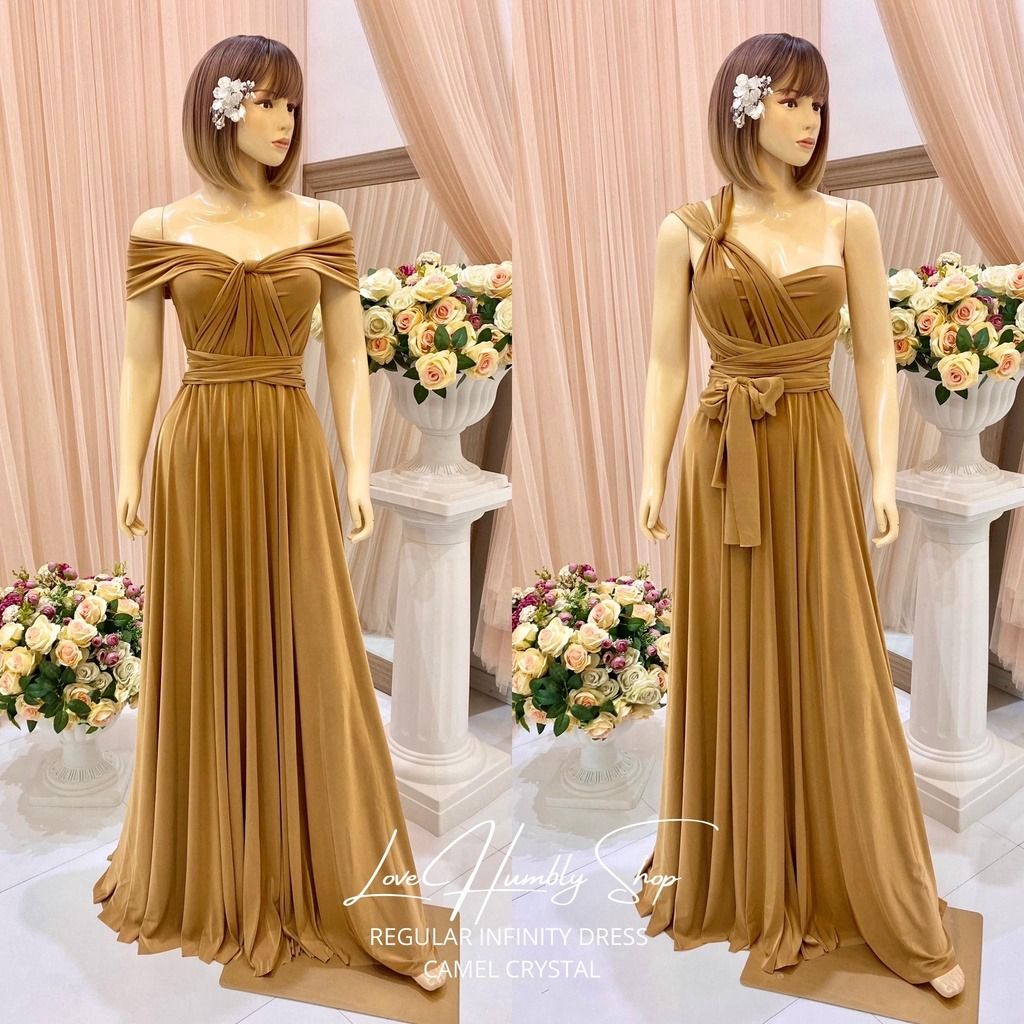 Camel bridesmaid dresses online