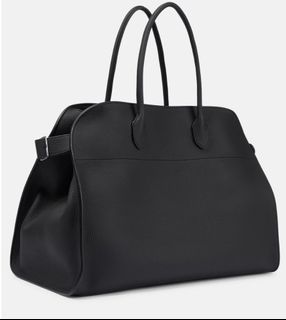 Sacrifice Sale! The Row Inspired Margaux Black Smooth Leather Large Tote Bag