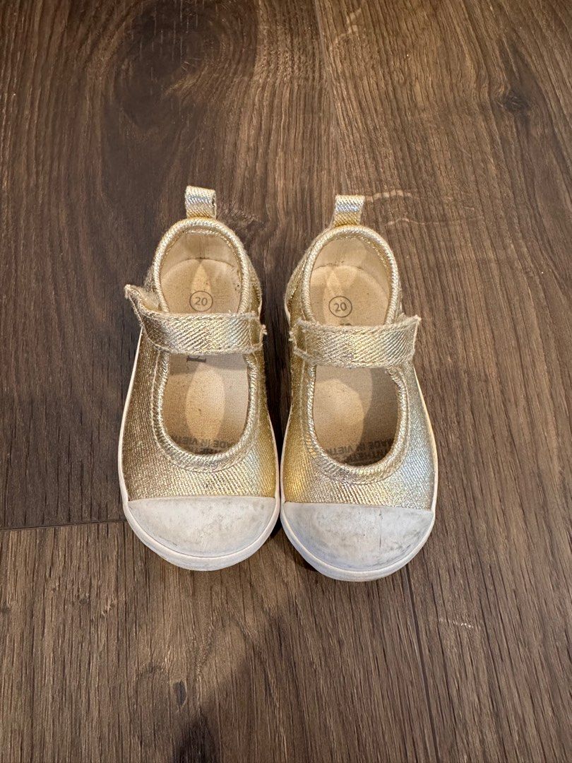 Gold sale mary janes