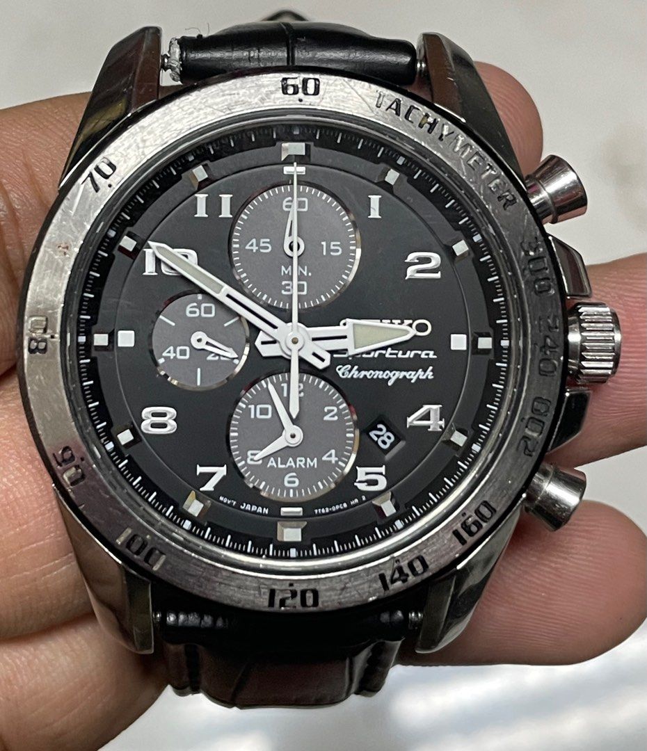 Tali jam sales seiko sportura
