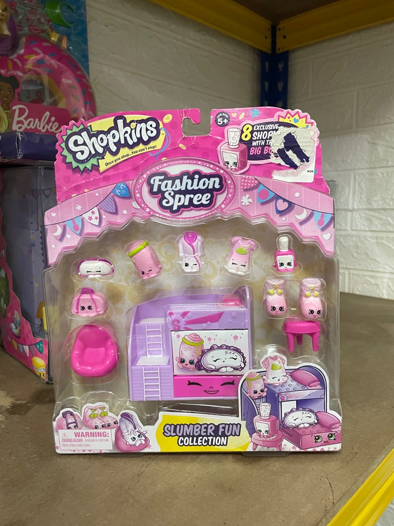 Shopkins Fashion Spree Pack Slumber Fun Collection Hobbies Toys