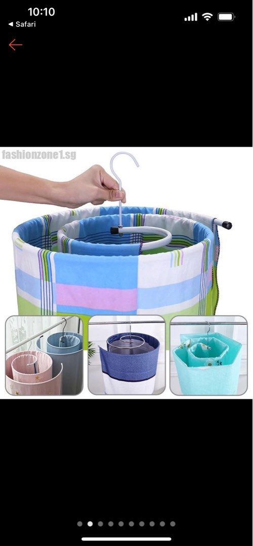 Spiral shaped drying rack