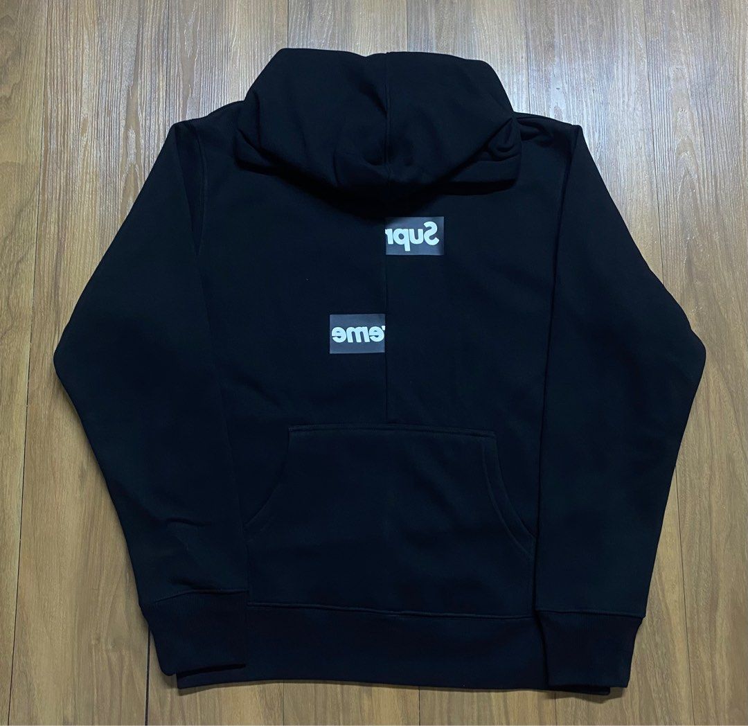 Supreme cdg store split hoodie