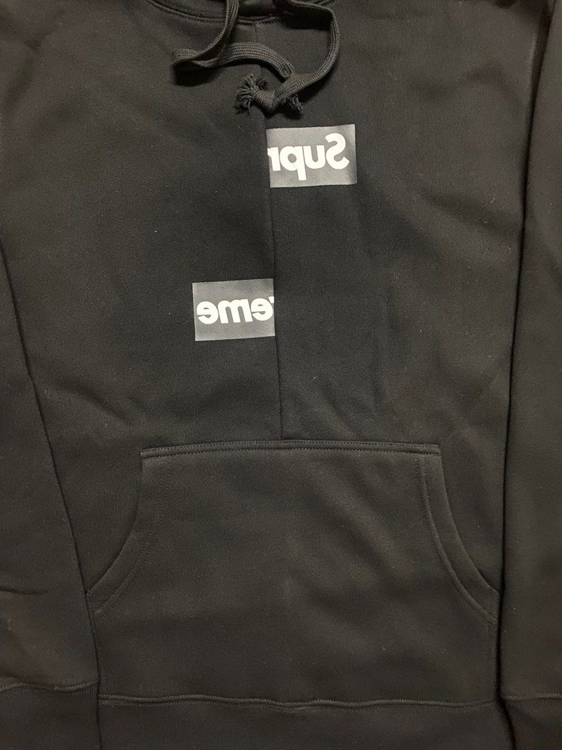 Supreme cdg split box logo real vs fake 2025