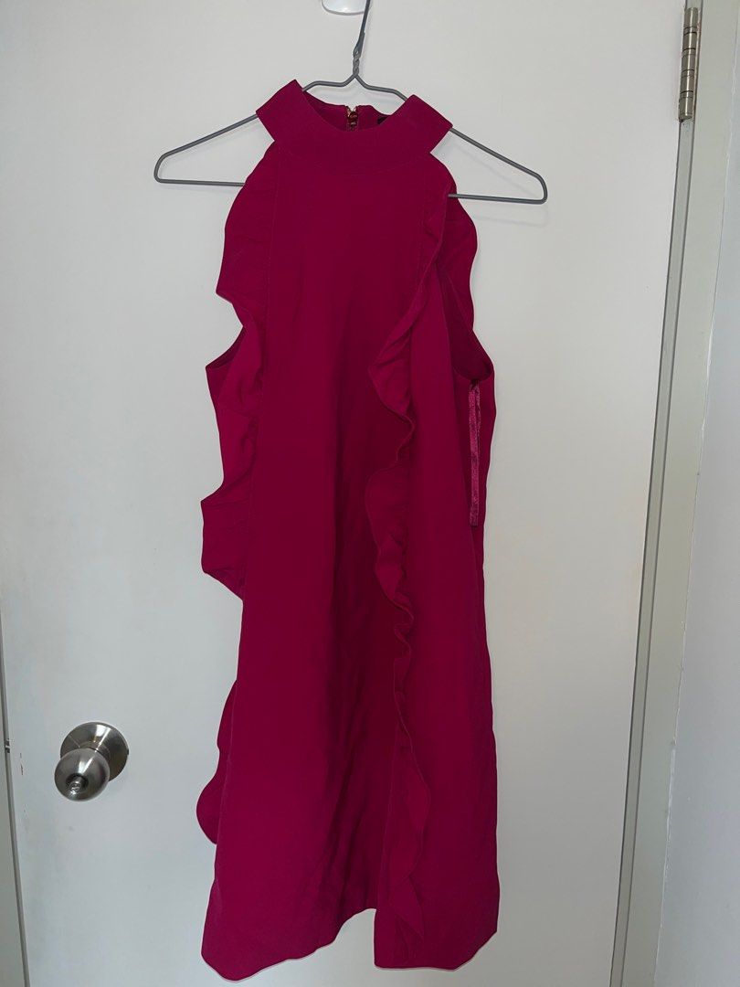 Ted Baker TORRIYA Deep Pink Halterneck Carousell