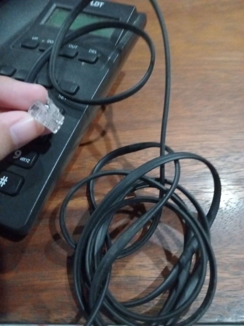 Telephone Set (Repairable) (Category: Office & Business Technology) located in Quezon City. Submitted by lijoma (Listing ID 1282923950, Image 3). Description: Telephone Set Handheld Wired with LCD Reason for Selling: Bumili ng wireless and decluttering Issue: Telephone cord problem (loose) Payment Method: Cash/GCash Location: Bayan Novaliches, Quezon City *WITH BOX Price of the product is negotiable. #2024declutter.