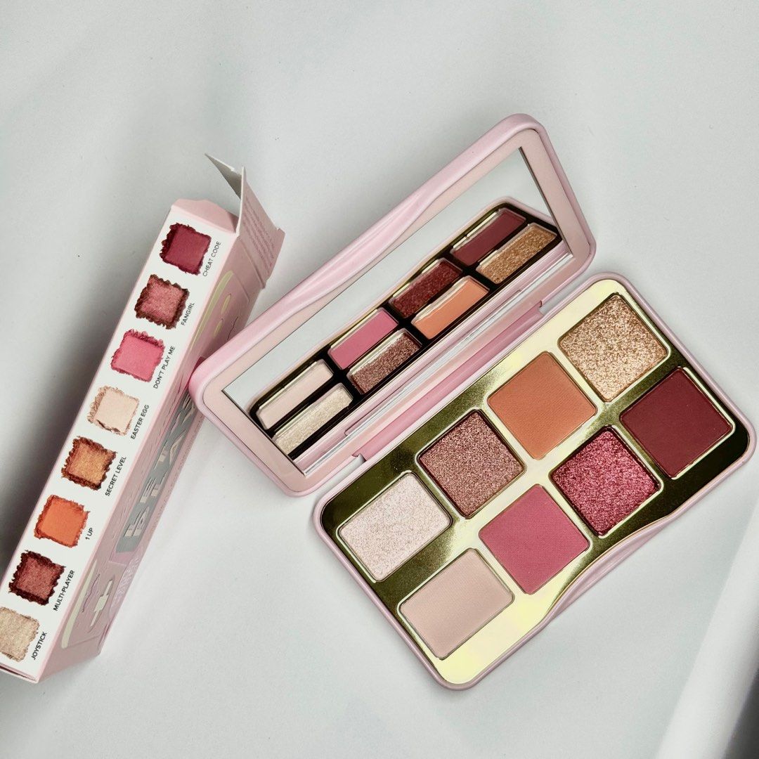 Too Faced Let's Play Eyeshadow Palette (Category: Makeup) located in Santa Maria. Submitted by grave.ty (Listing ID 1282985189, Image 2). Description: Too pretty 🥹😍🫶 Really nice 8 shades eyeshadow Packaging is also perfect! Magnetic Tin Can with perfect-sized mirror No more haggling please or It's mine 🤣 Authentic 💯 Complete with box See photos for more details 💌Message for orders or offers Shipping via Flash Express ₱60-₱80 pesos shipping 