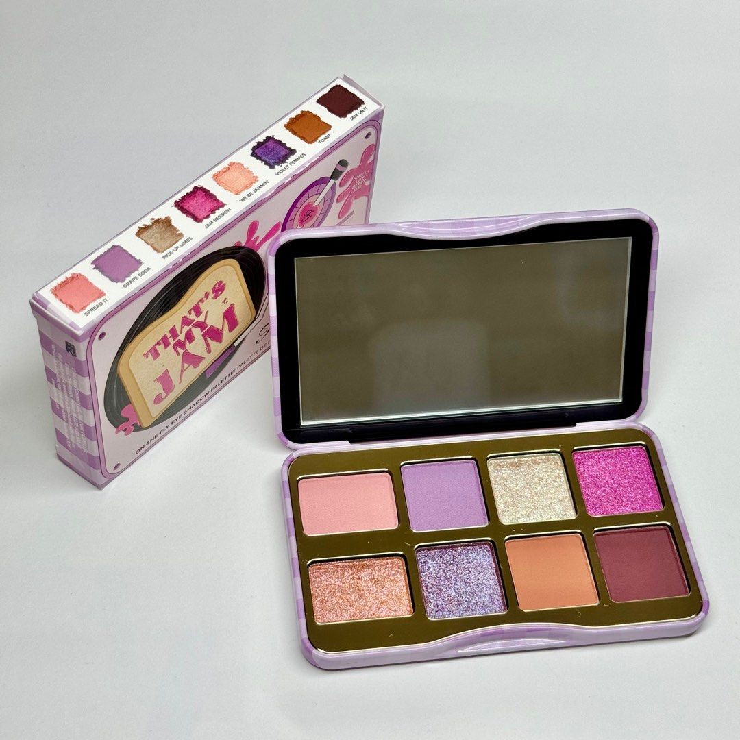 Too Faced That's My Jam Eyeshadow Palette (Category: Makeup) located in Santa Maria. Submitted by grave.ty (Listing ID 1282986021, Image 1). Description: Pretty Shades 🥹🥰🫶 8 shades eyeshadow Ganda ng packaging! Magnetic Tim Can with Perfect size mirror. Authentic 💯 Complete with box See photos for more details 💌Message for orders or offers Shipping via Flash Express ₱60-₱80 pesos shipping fee only .