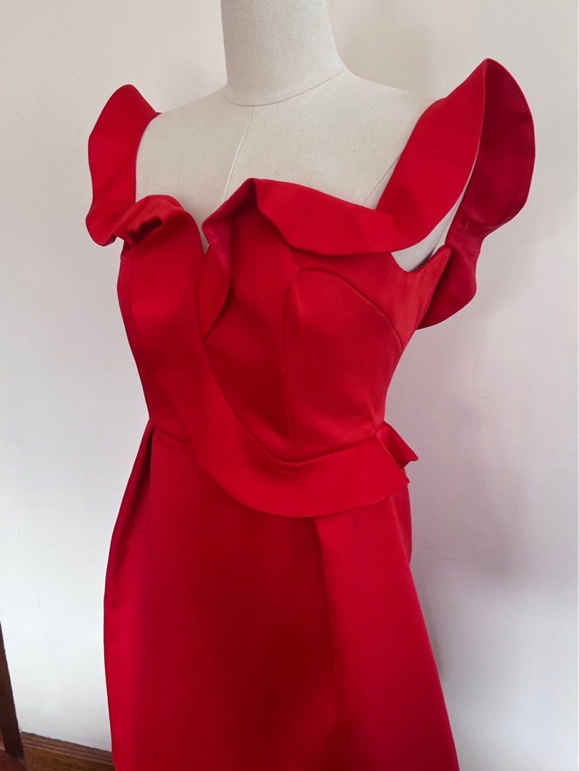 Topshop Red Dress (Category: Dresses) located in Muntinlupa City. Submitted by personalproject (Listing ID 1282825956, Image 2). Description: .