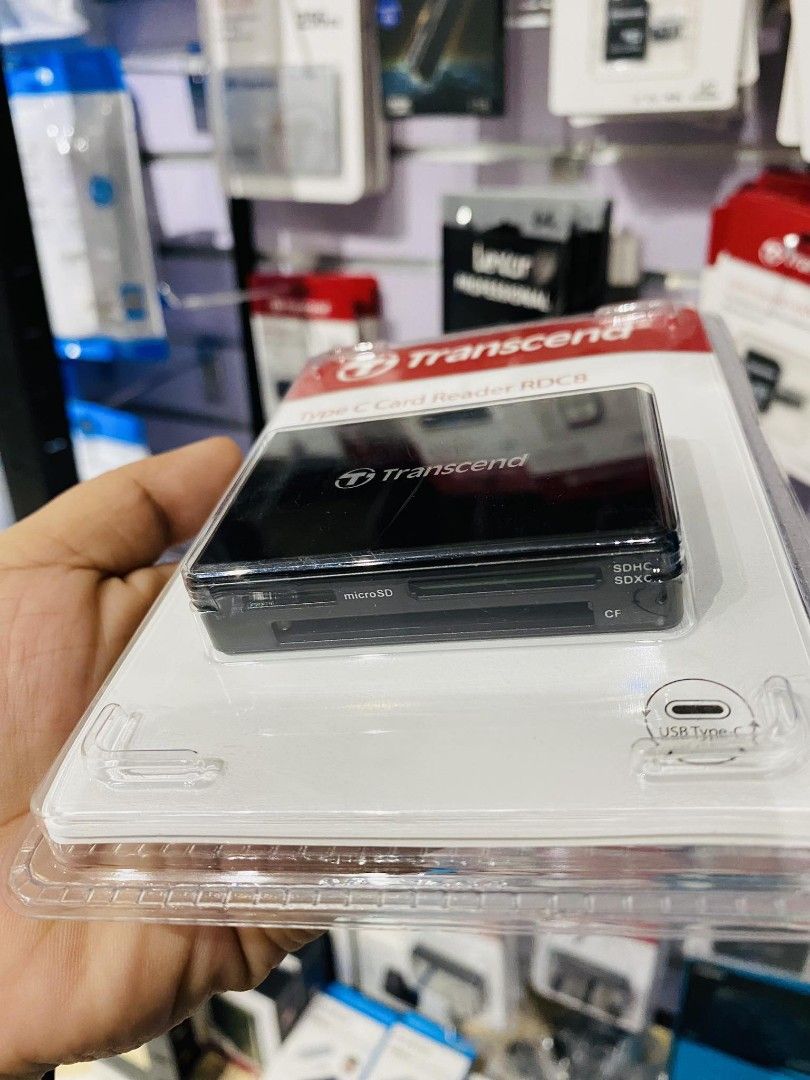 Transcend RDC8 Type-C microSD/SD/CF Card Reader USB 3.1 TS-RDC8K2 (Category: Other Accessories) located in Makati City. Submitted by techubstoreandaccessories (Listing ID 1283084781, Image 2). Description: Transcend RDC8 Type-C microSD/SD/CF Card Reader USB 3.1 TS-RDC8K2 Ready for Pick-Up / Same Day Delivery Via Lalamove‼️ DETAILS: ✅ Actual Picture Posted. ✅BRAND NEW, SEALED, & ORIGINAL. ✅7 Days Replacement for Factory Defects and 1year Limited W