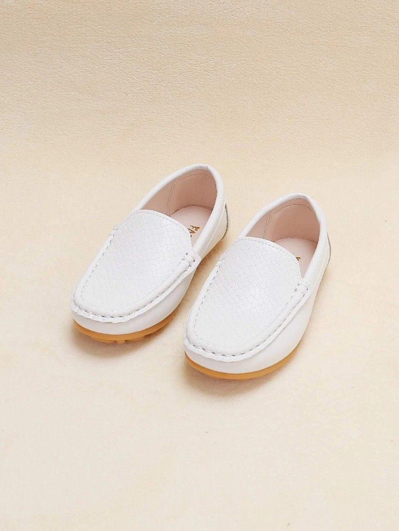 White loafers for kids hotsell