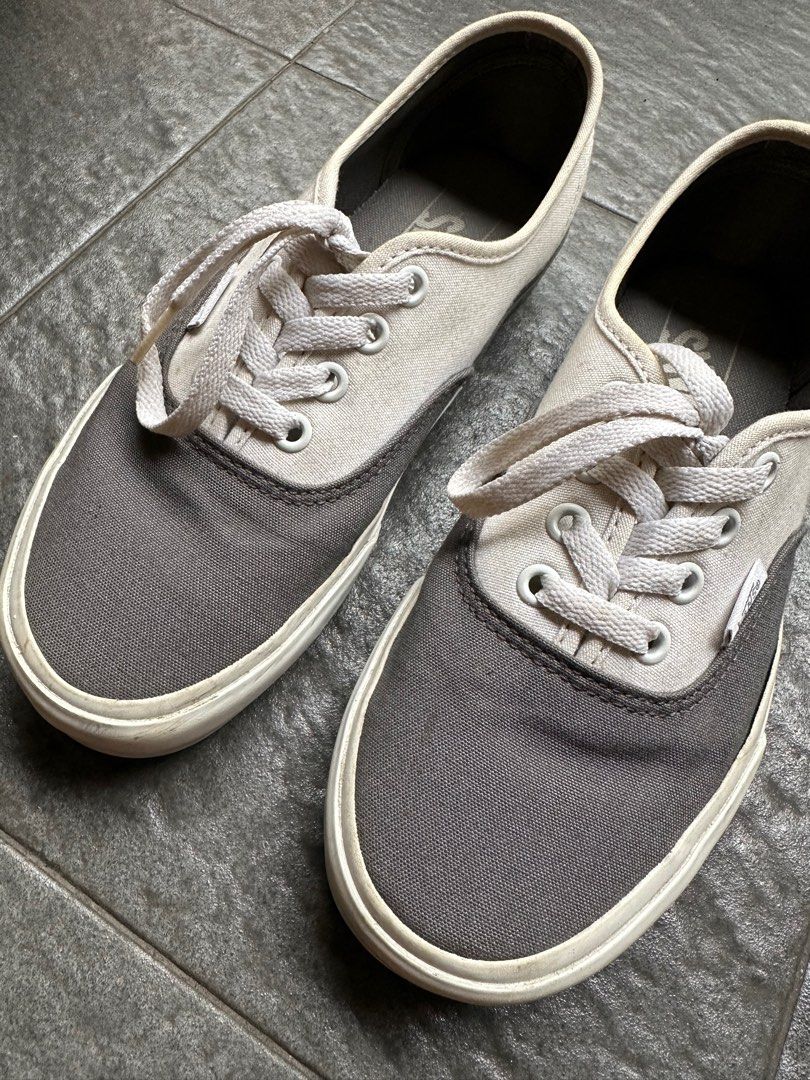 Vans Authentic Blocked Pewter True White Size 37 Original