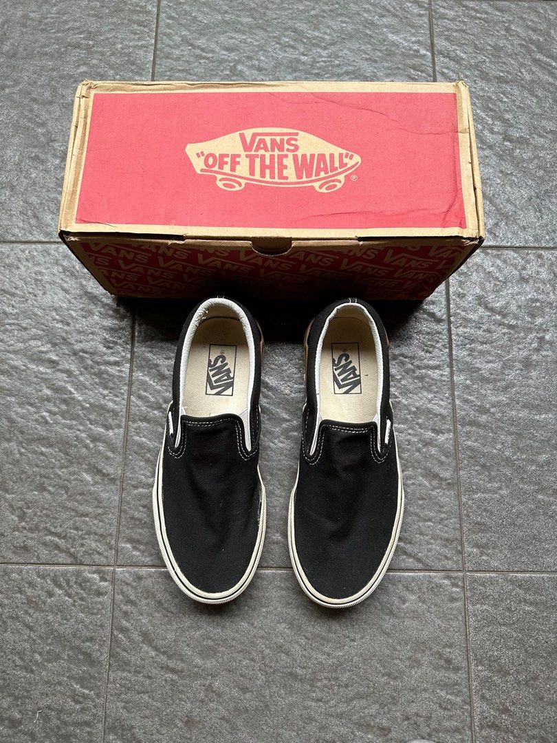 Vans classic slip cheap on gum block