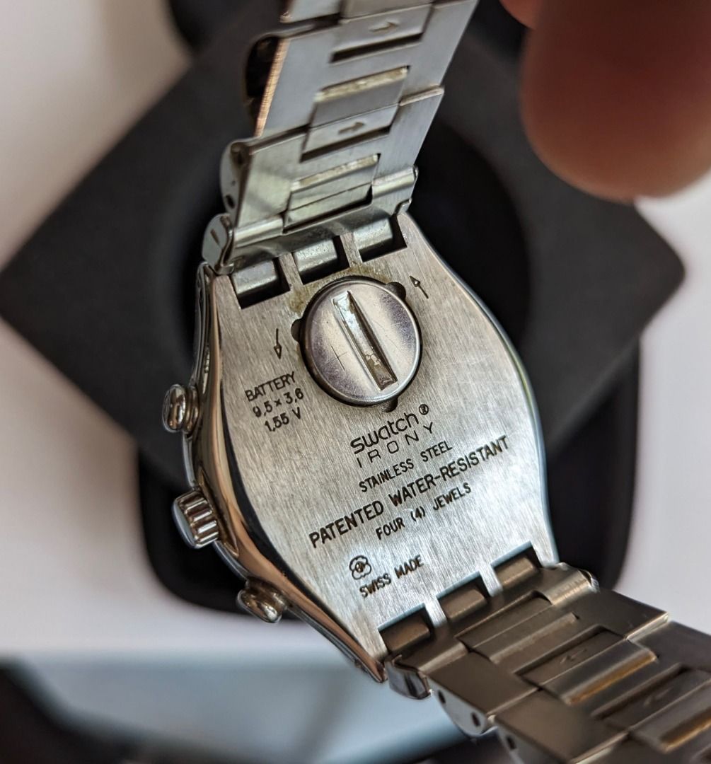 Swatch irony patented on sale