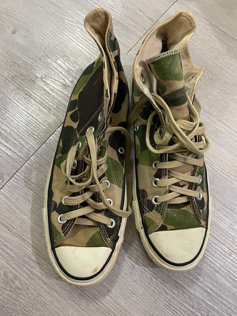 Camo converse uk top