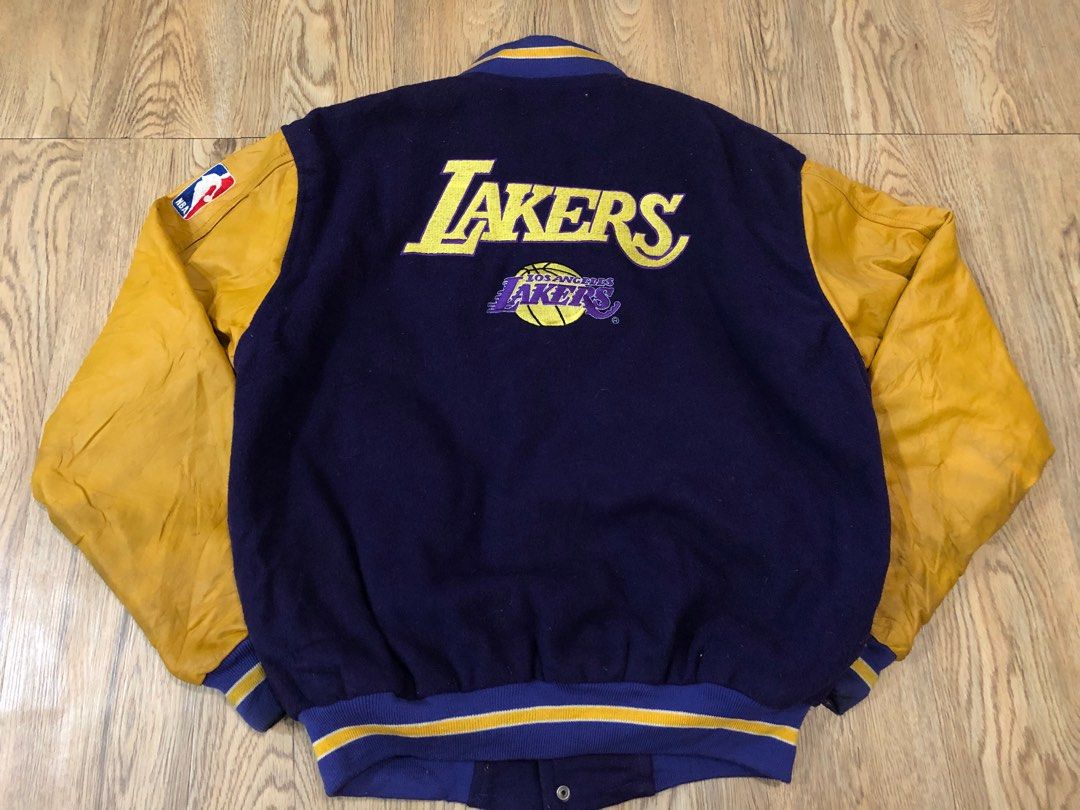 Vintage lakers varsity sales jacket