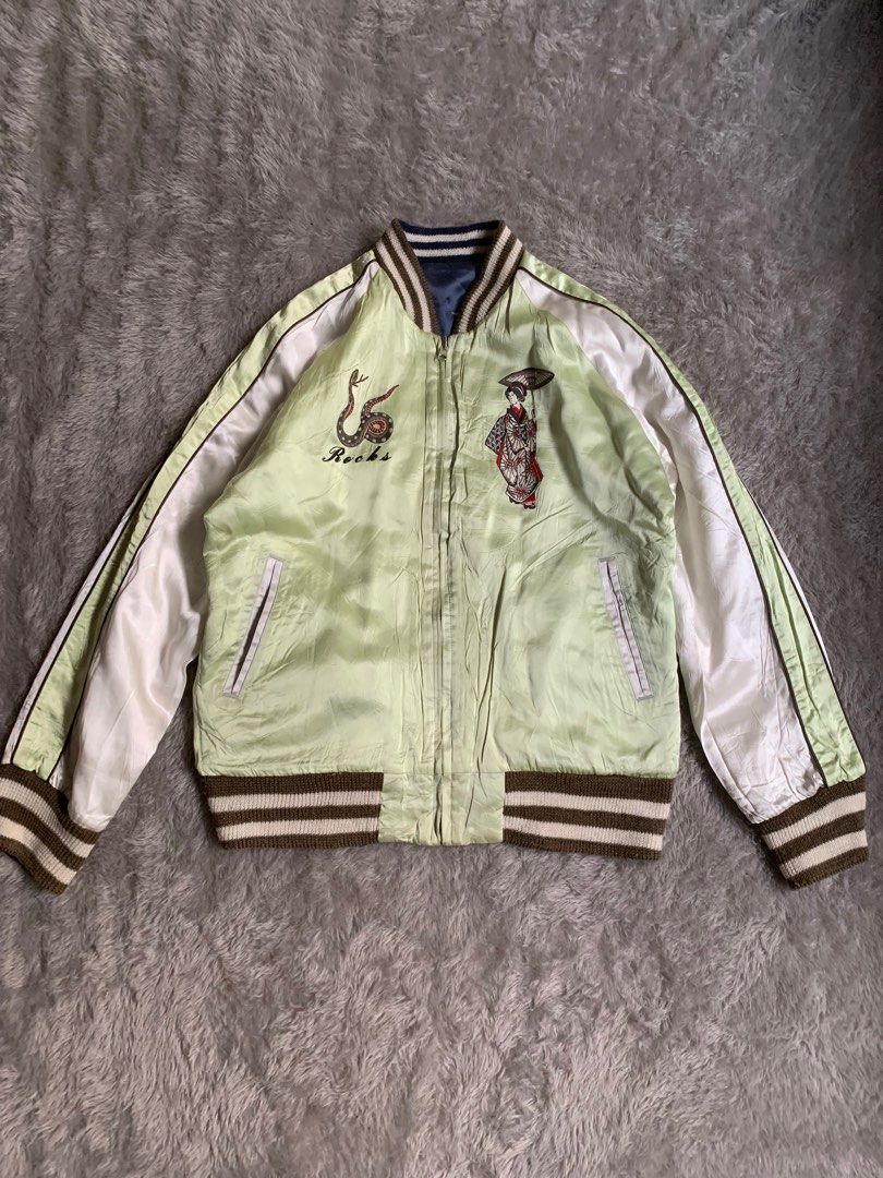 masao 務める shimizu/vintage fabric jacket