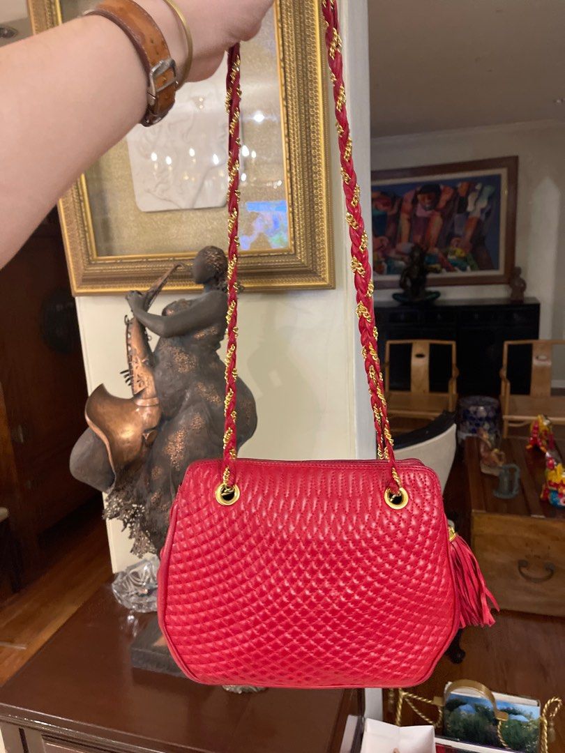 Vintage Red Bally Quilted Bag (Category: Luxury Bags & Wallets) located in Mandaluyong City. Submitted by olachicoas (Listing ID 1282957719, Image 3). Description: Pristine Vintage Bally Red quilted bag .