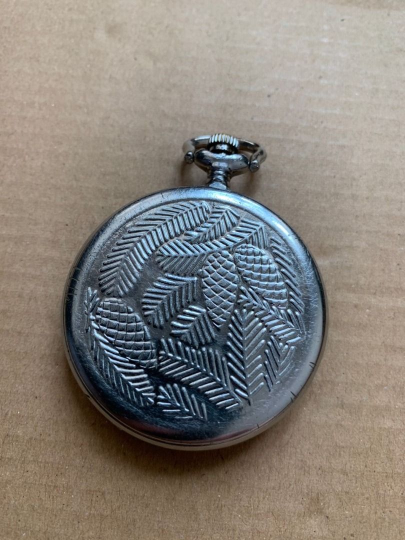 Vintage USSR Made Molnija Full Hunter Pocket Watch Men s Fashion