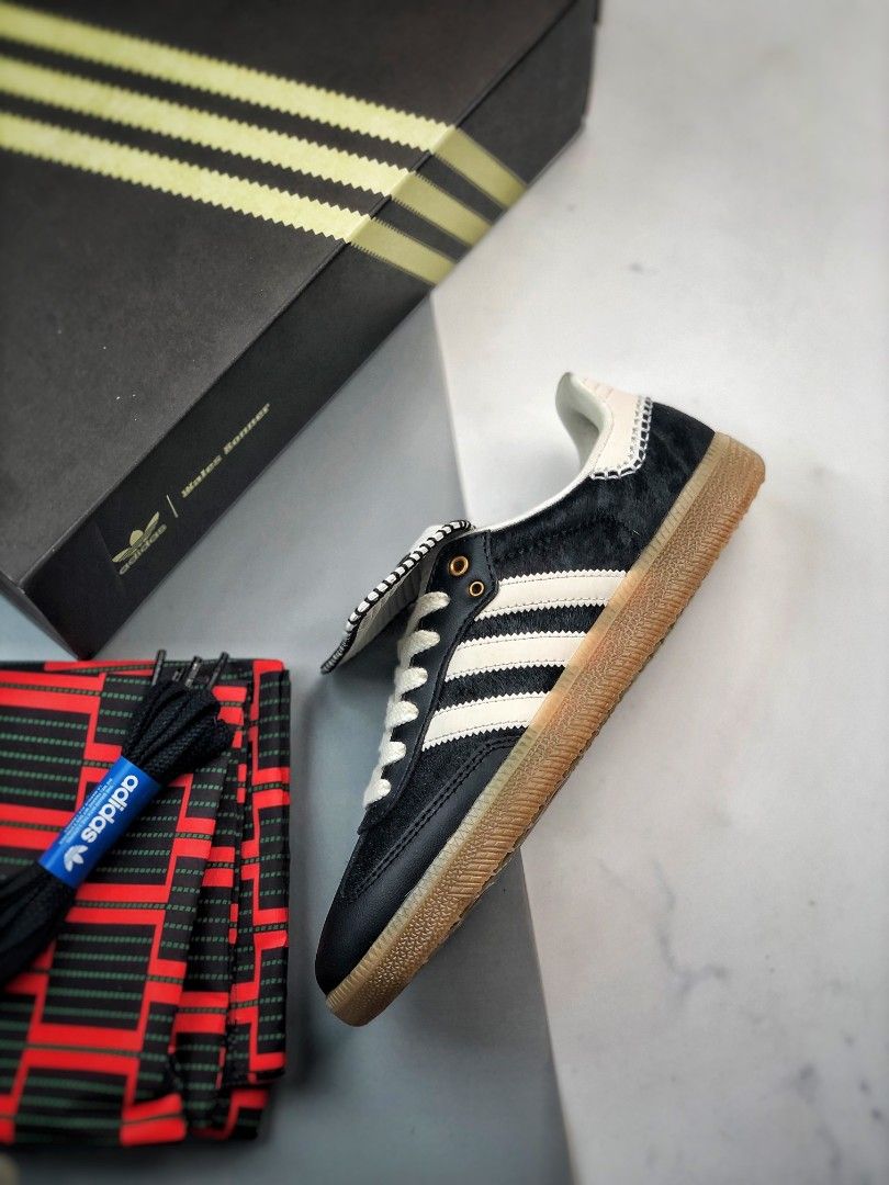 WALES BONNER x Adidas Originals Samba Black sneakers, Men's
